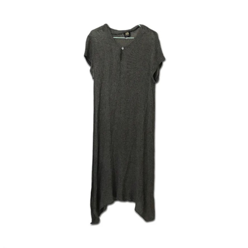 Anne Namba Keyhole Maxi Dress Lagenlook M